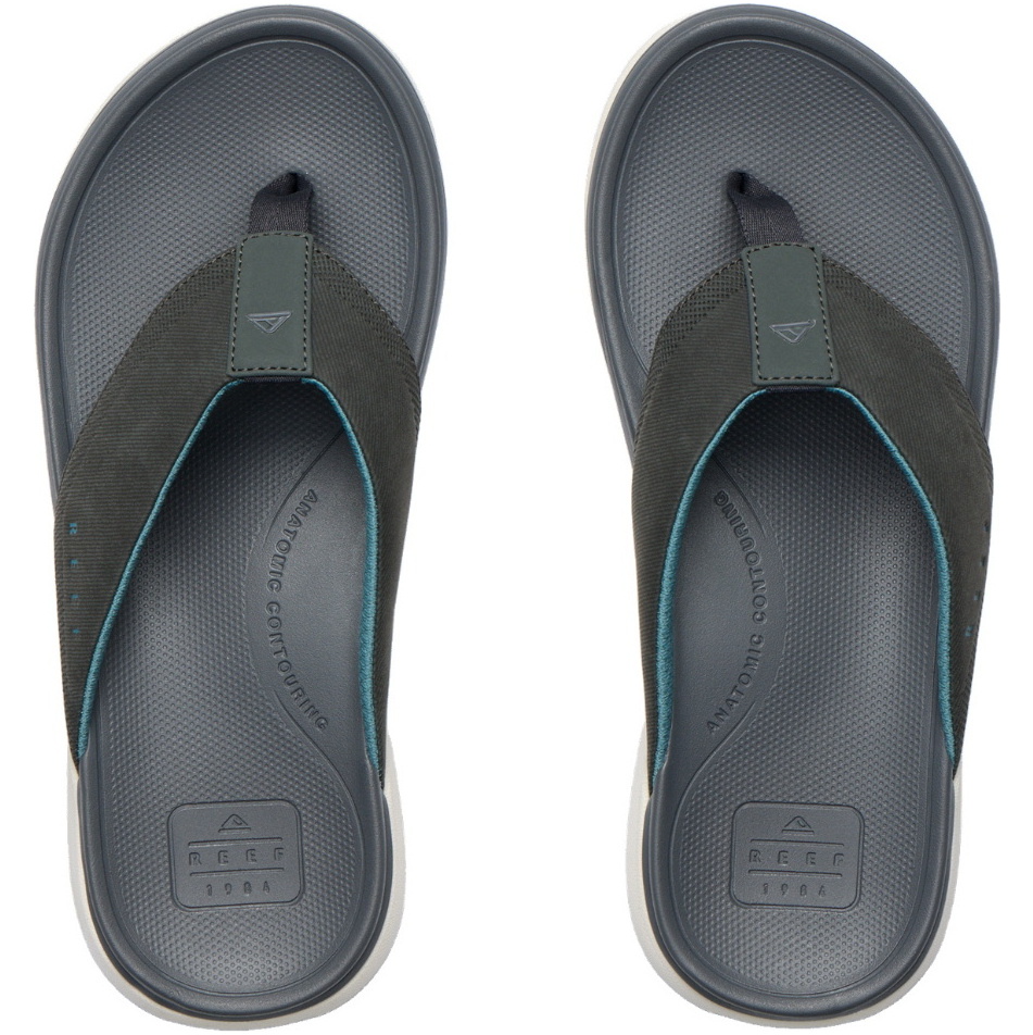 2026 Reef Mens Cushion Norte Sandals CJ9047 - Grey / Blue / Offwhite